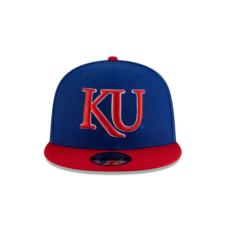 Kansas Jayhawks Royal Scarlet 9FIFTY Snapback Hat