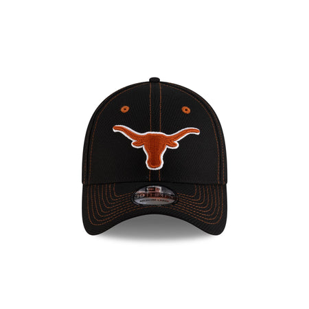 Texas Longhorns Black 39THIRTY Stretch Fit