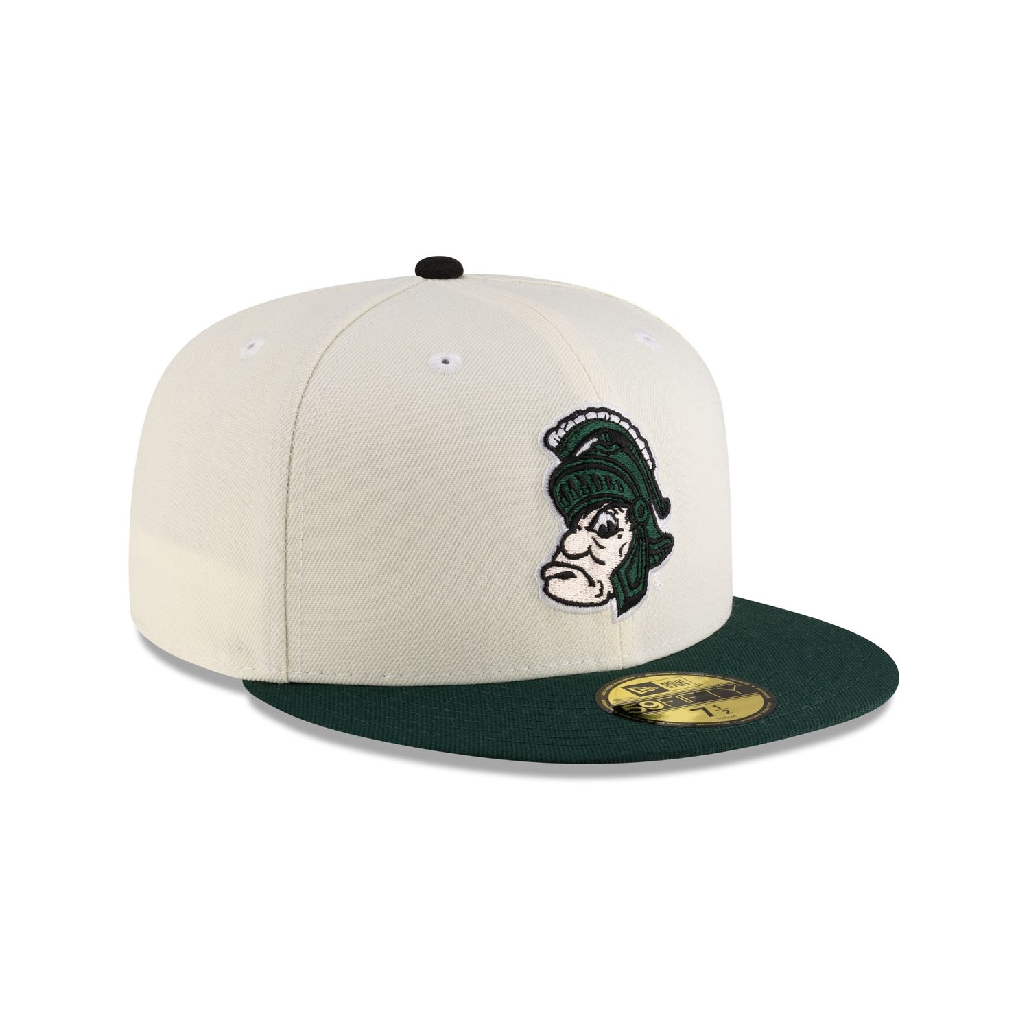 Michigan State Spartans College Vault Chrome Green 59FIFTY