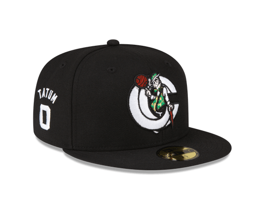 Boston Celtics X Concepts X Jayson Tatum Black 59FIFTY Fitted Hat