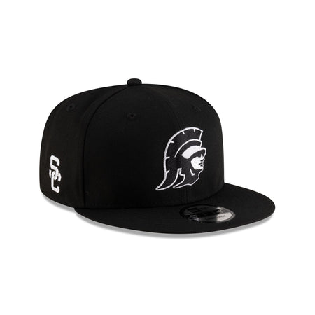 USC Trojans Black & White 9FIFTY Snapback Hat