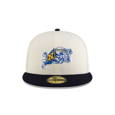 Navy Midshipmen Chrome Midnight 59FIFTY Fitted