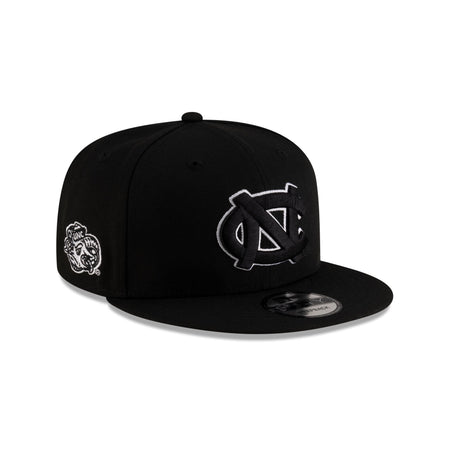 North Carolina Tar Heels Black & White 9FIFTY Snapback Hat