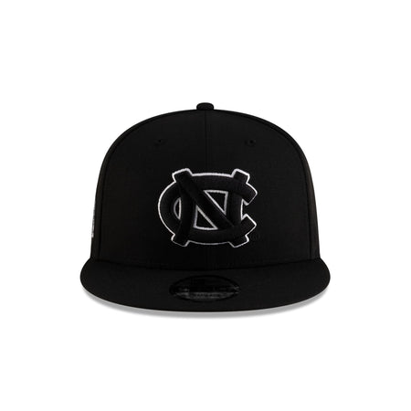 North Carolina Tar Heels Black & White 9FIFTY Snapback Hat