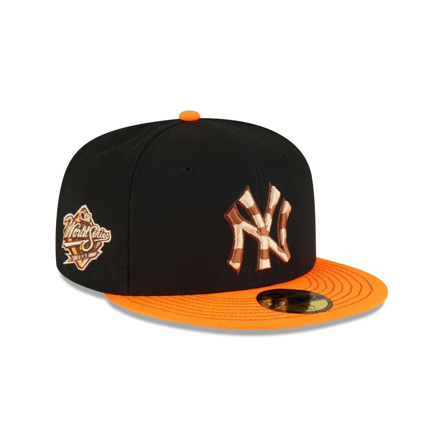 Just Caps Orange Visor New Fitted New – Cap Yankees Era 59FIFTY York Hat