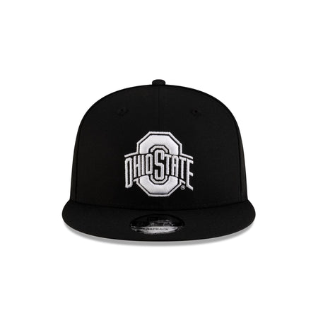 Ohio State Buckeyes Black & White 9FIFTY Snapback Hat