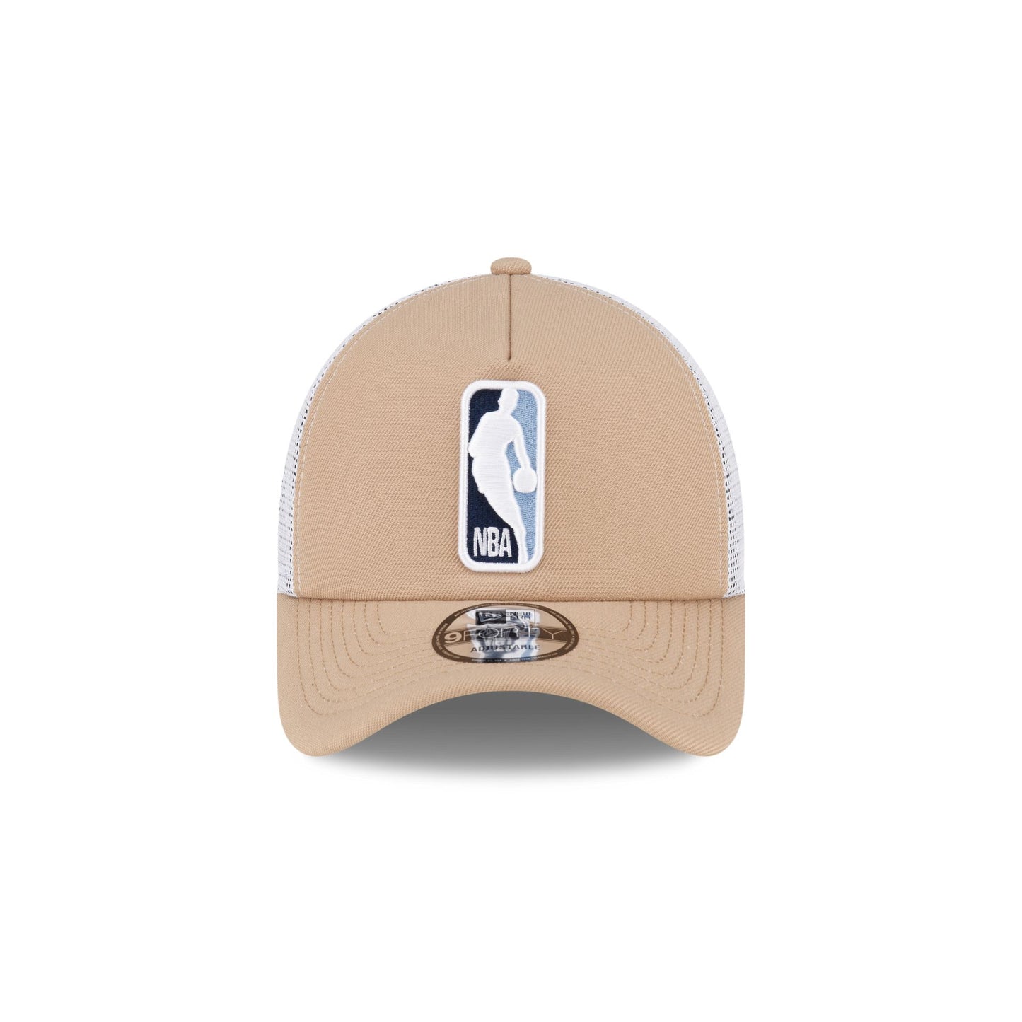 St. Louis City SC New Era Established Patch 9FORTY A-Frame Trucker  Adjustable Hat - Khaki