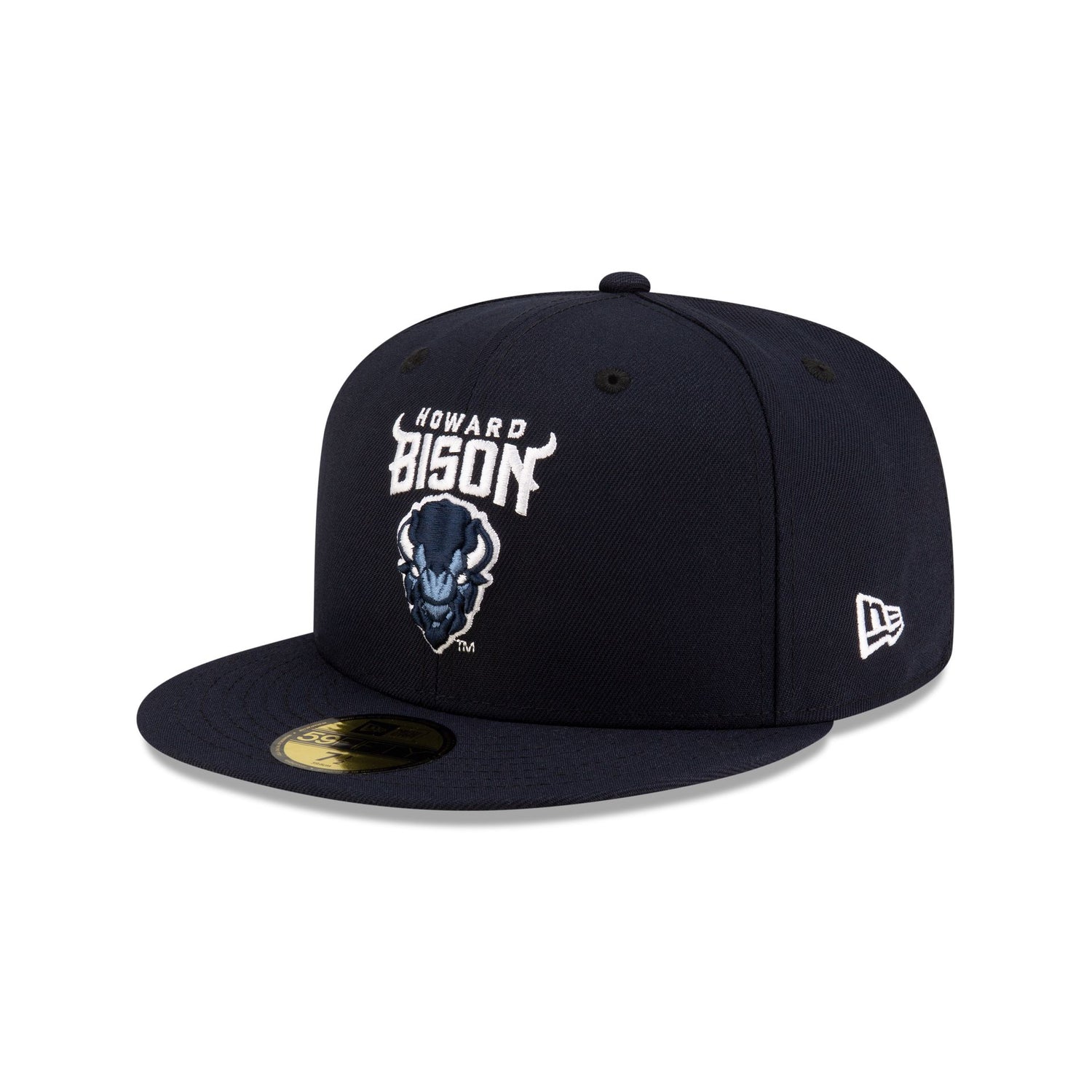 Howard Bison Navy 59FIFTY Fitted Hat