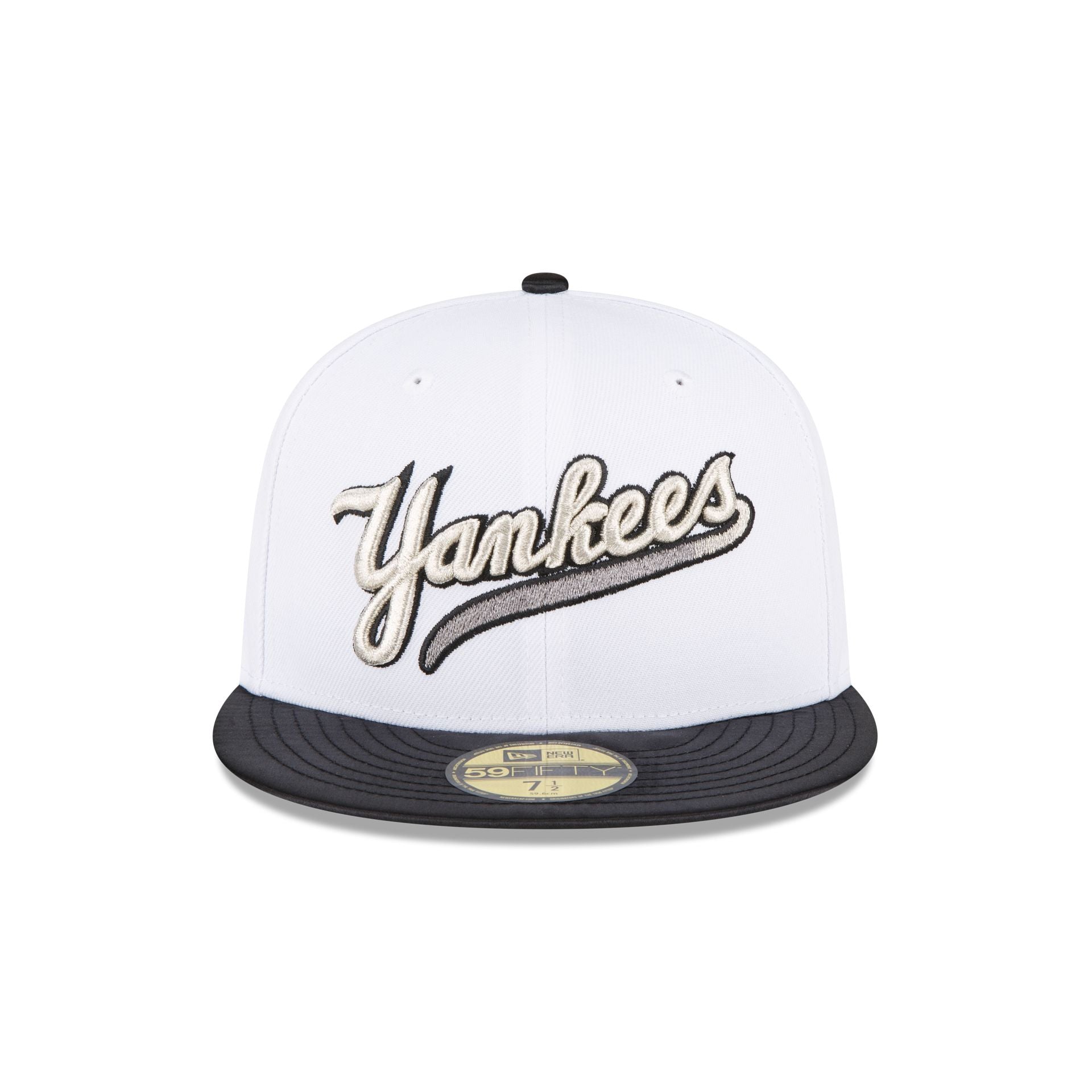 White yankees shop fitted hat