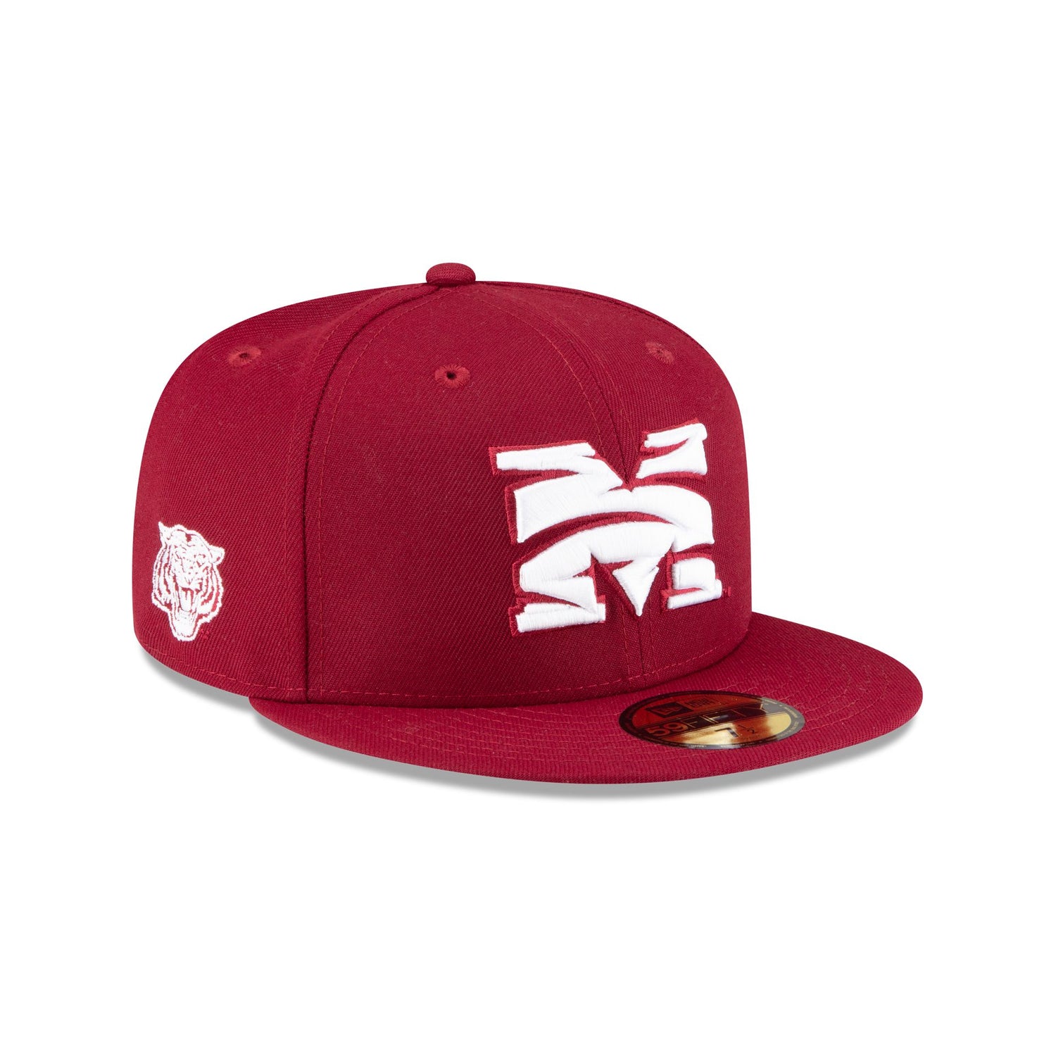 Morehouse Tigers Stripes 59FIFTY Fitted Hat