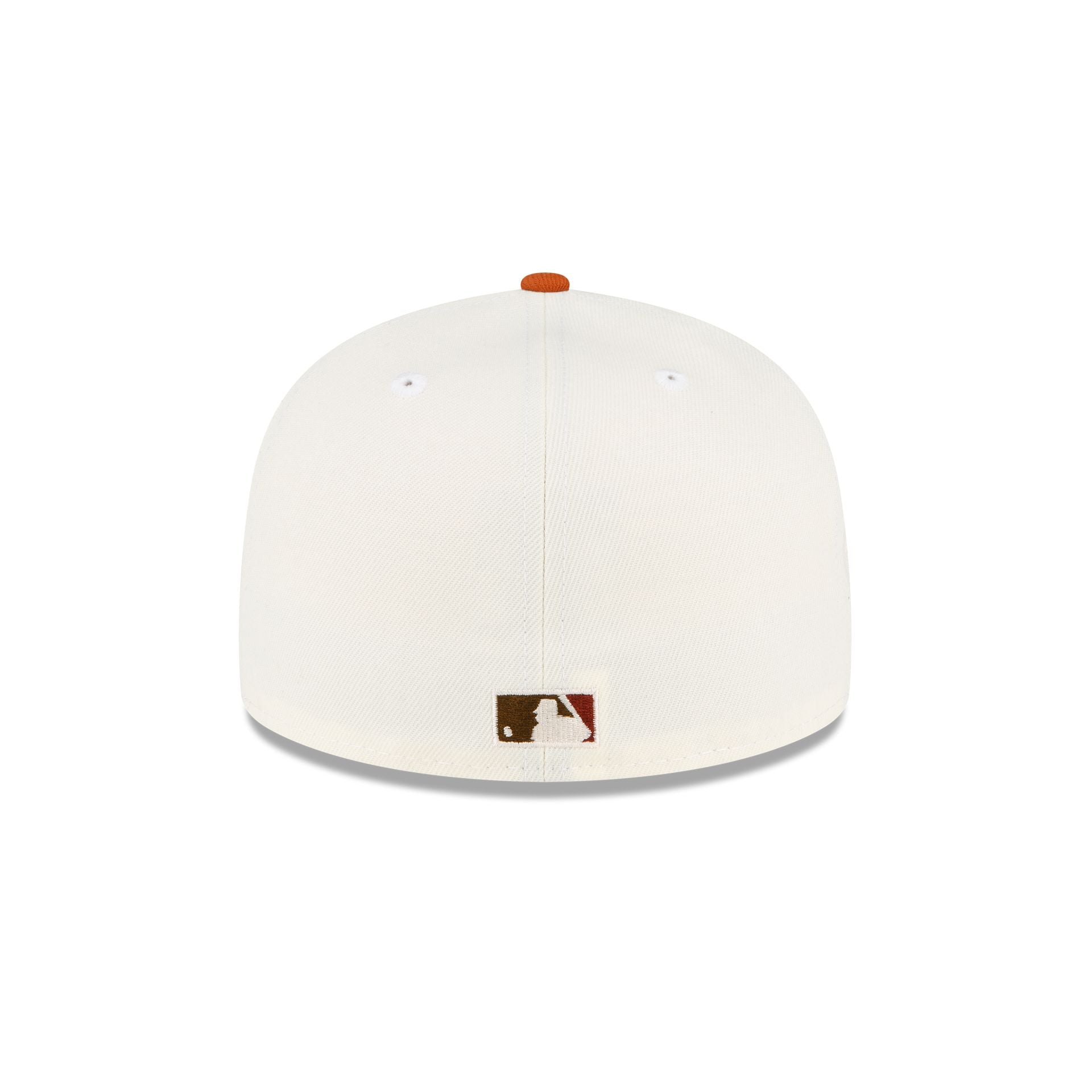 Just Caps Rust Orange Los Angeles Dodgers 59FIFTY Fitted Hat, White - Size: 7 3/4, MLB by New Era