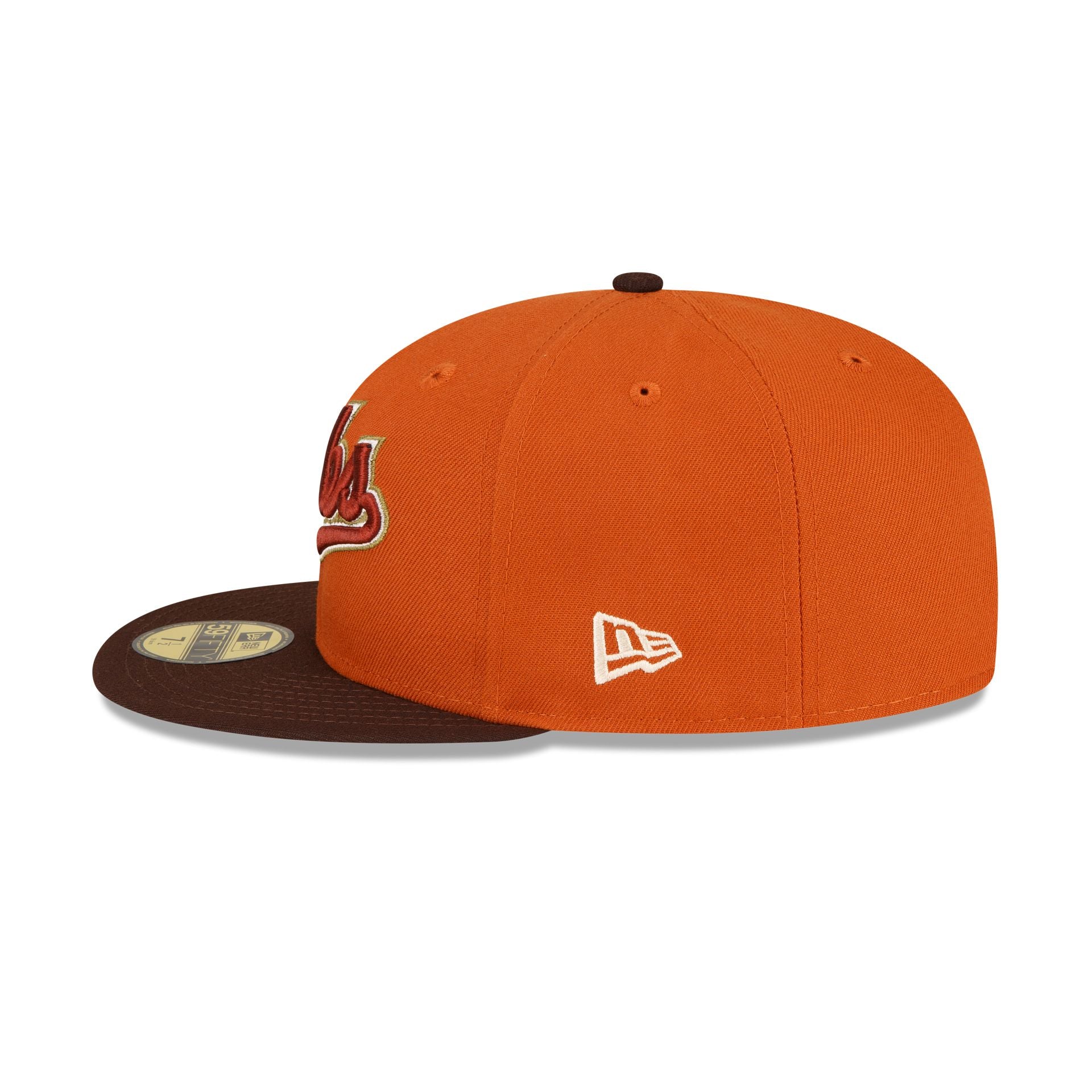 Just Caps Fitted 59FIFTY Cap Hat – Rust New Chicago Orange Cubs Era