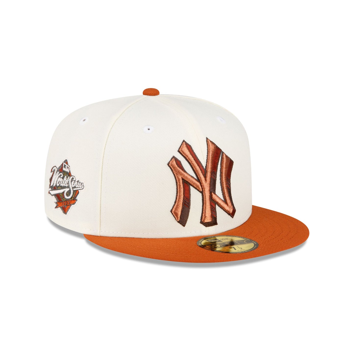 Just Caps Rust Orange St. Louis Cardinals 59FIFTY Fitted Hat, White - Size: 7, MLB by New Era