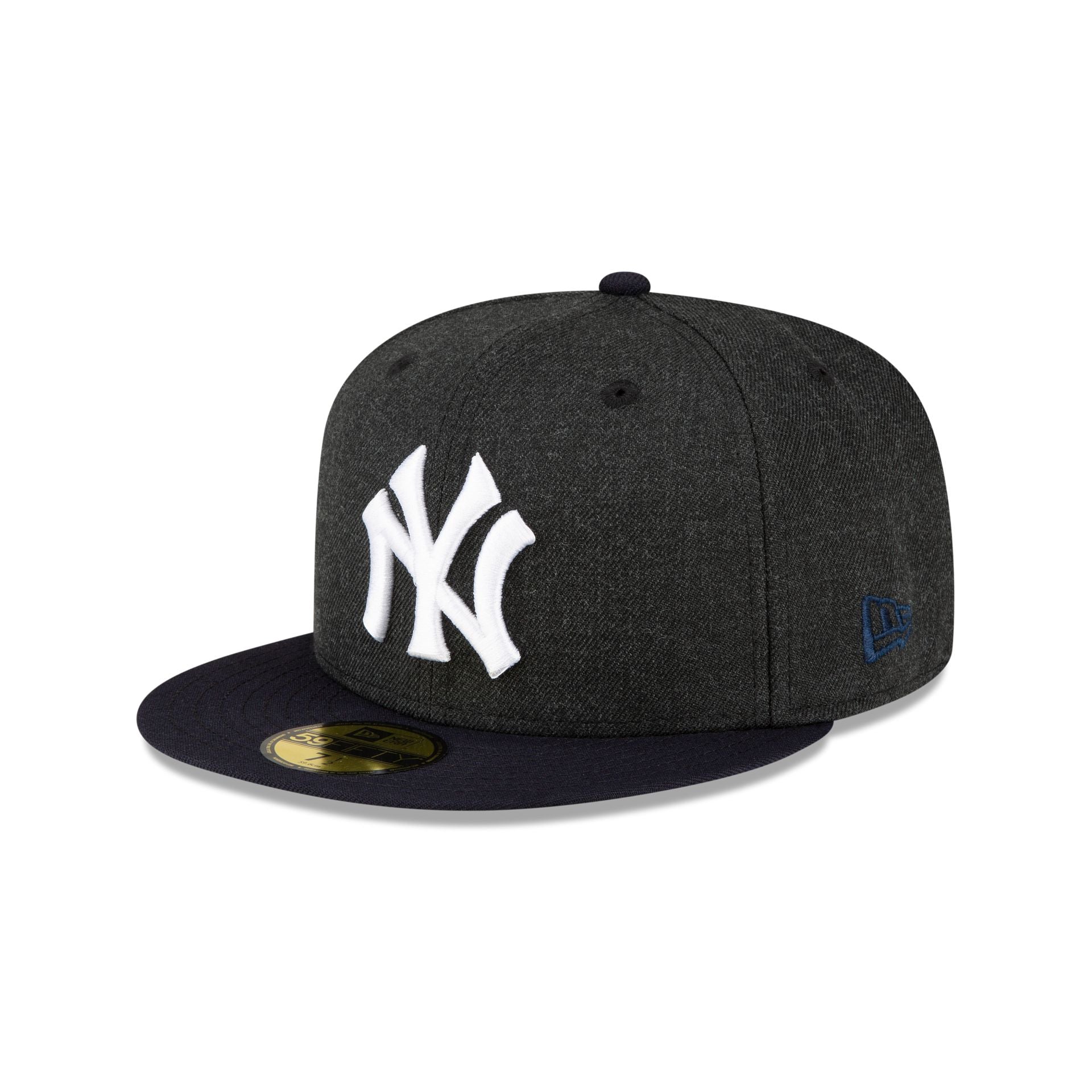 Just Caps Heathered Crown New York Yankees 59FIFTY Fitted Hat