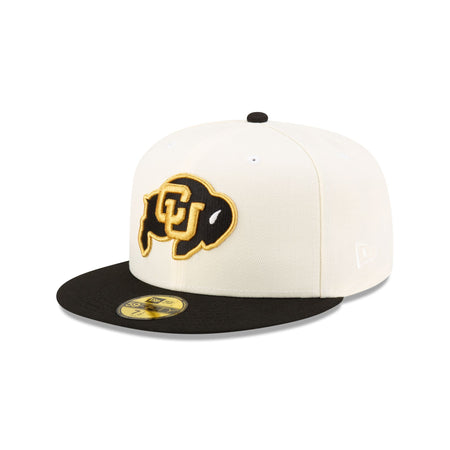 Colorado Buffaloes White 59FIFTY Fitted Hat