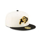 Colorado Buffaloes White 59FIFTY Fitted Hat