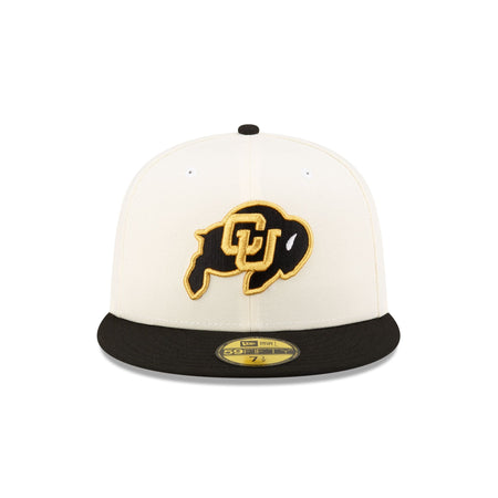 Colorado Buffaloes White 59FIFTY Fitted Hat