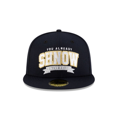 You Already Shnow University Black 59FIFTY Fitted Hat