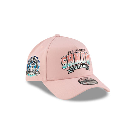 You Already Shnow University Pink 9FORTY A-Frame Snapback Hat