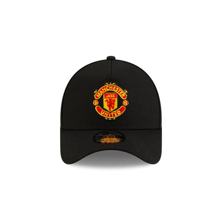 Manchester United Black 9FORTY A-Frame Snapback Hat