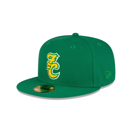 New Hampshire Fisher Cats Green 59FIFTY Fitted Hat