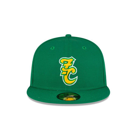 New Hampshire Fisher Cats Green 59FIFTY Fitted Hat