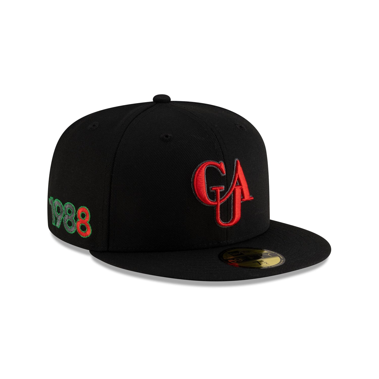 Clark Atlanta Panthers Black 59FIFTY Fitted Hat