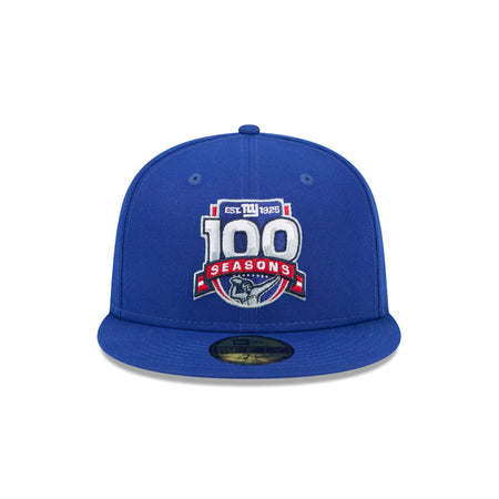 New York Giants 100th Season 59FIFTY Fitted Hat