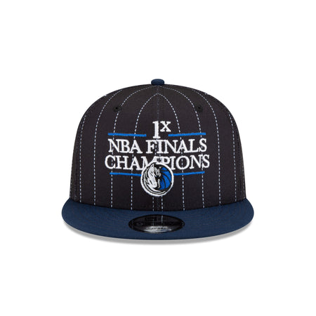 Just Caps NBA Champion Pinstripe Dallas Mavericks 9FIFTY Snapback Hat