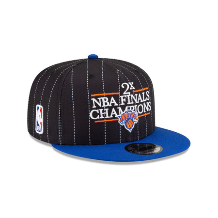 Just Caps NBA Champion Pinstripe New York Knicks 9FIFTY Snapback Hat