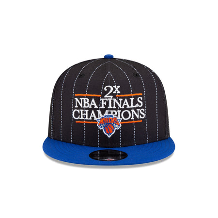 Just Caps NBA Champion Pinstripe New York Knicks 9FIFTY Snapback Hat