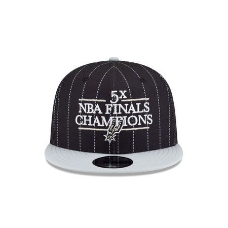 Just Caps NBA Champion Pinstripe San Antonio Spurs 9FIFTY Snapback