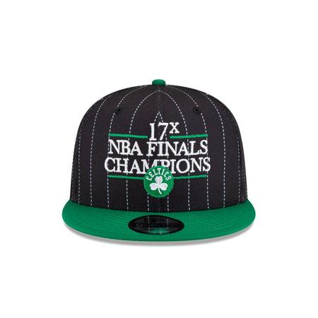 Just Caps NBA Champion Pinstripe Boston Celtics 9FIFTY Snapback Hat