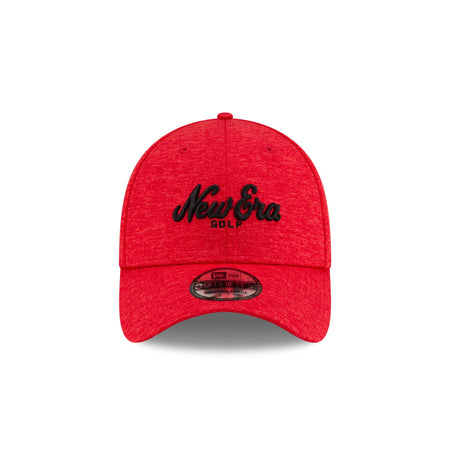 New Era Golf Script Red 39THIRTY Stretch Fit Hat