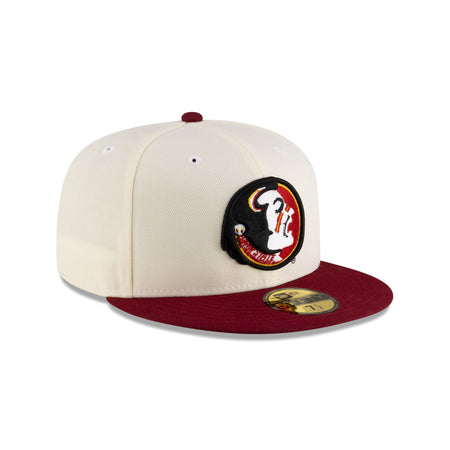 Florida State Seminoles College Vault Chrome Cardinal 59FIFTY Fitted