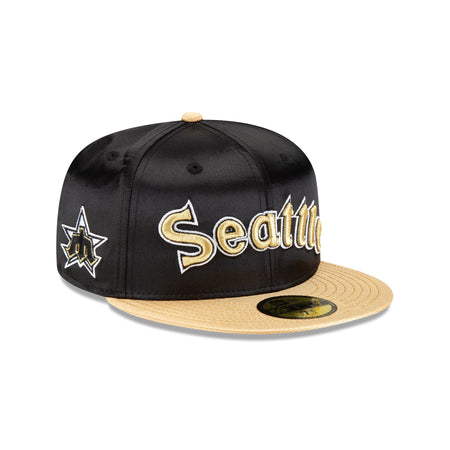 Seattle Mariners Metallic Gold 59FIFTY Fitted Hat