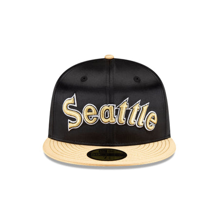 Seattle Mariners Metallic Gold 59FIFTY Fitted Hat