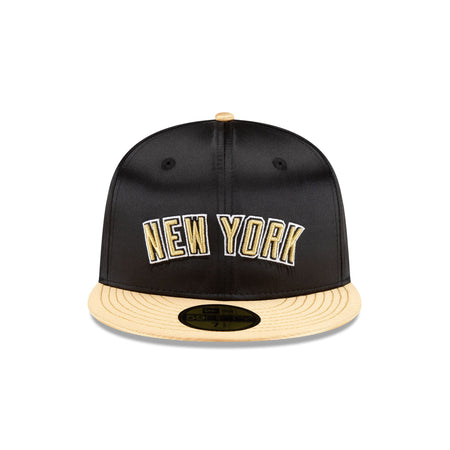 New York Mets Metallic Gold 59FIFTY Fitted Hat