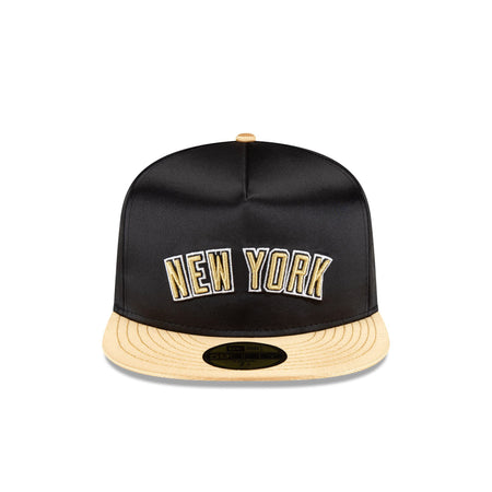 New York Mets Metallic Gold 59FIFTY A-Frame Fitted Hat