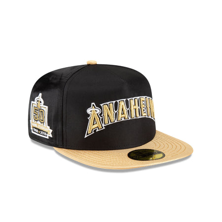 Los Angeles Angels Metallic Gold 59FIFTY A-Frame Fitted Hat