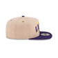 Los Angeles Lakers Terry Heather 9FIFTY A-Frame Snapback Hat