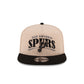 San Antonio Spurs Terry Heather 9FIFTY A-Frame Snapback Hat