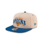 New York Knicks Terry Heather 9FIFTY A-Frame Snapback Hat