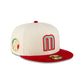 Mexico Baseball Chrome Red Corduroy 59FIFTY Fitted Hat