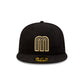 Mexico Baseball Black Gold Corduroy 59FIFTY Fitted Hat