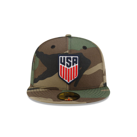 US Soccer Camo 59FIFTY Fitted Hat