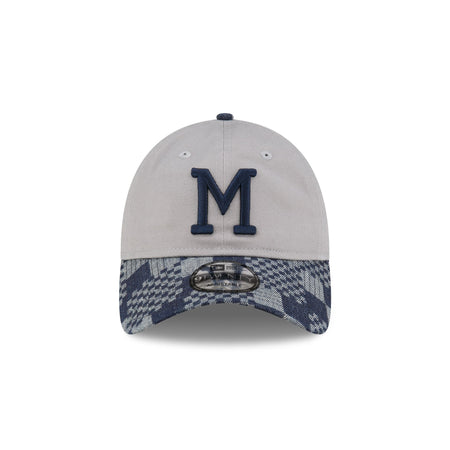 Milwaukee Brewers Pattern Denim 9TWENTY Adjustable Hat