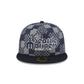 Seattle Mariners Pattern Denim 59FIFTY Fitted Hat