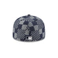 Texas Rangers Pattern Denim 59FIFTY Fitted Hat