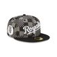 Kansas City Royals Pattern Denim 59FIFTY Fitted Hat